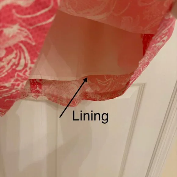 Lilly Pulitzer x GOOP Size 10 Gwyneth Shift Dress Hotty Pink Kiss Kiss - Sirens - Picture 8 of 16